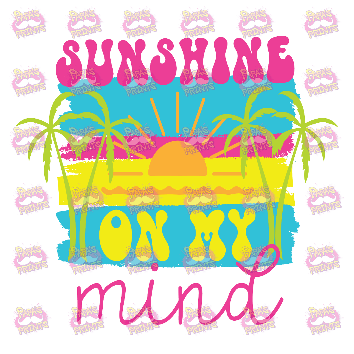 Sunshine On My Mind Damn Good Decal