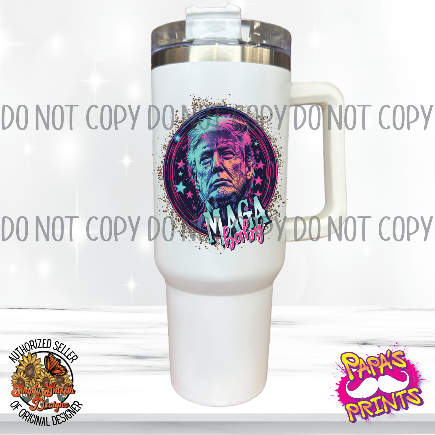 Trump Maga Baby Tumbler