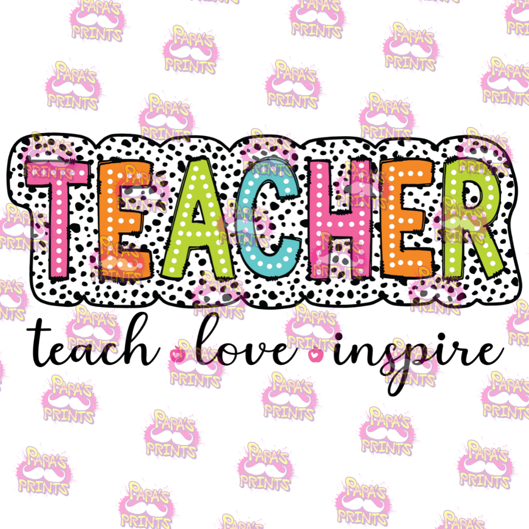 Teach Love Inspire Decal