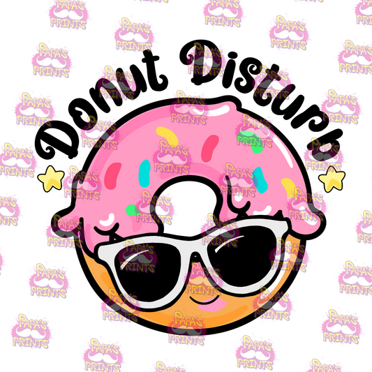 Donut Disturb Decal