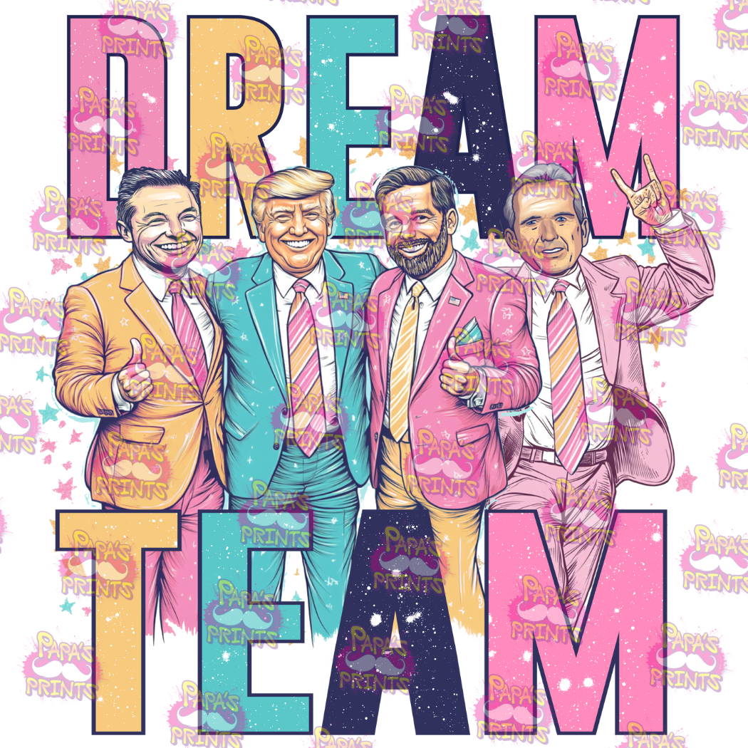 Dream Team - Pastel Decal