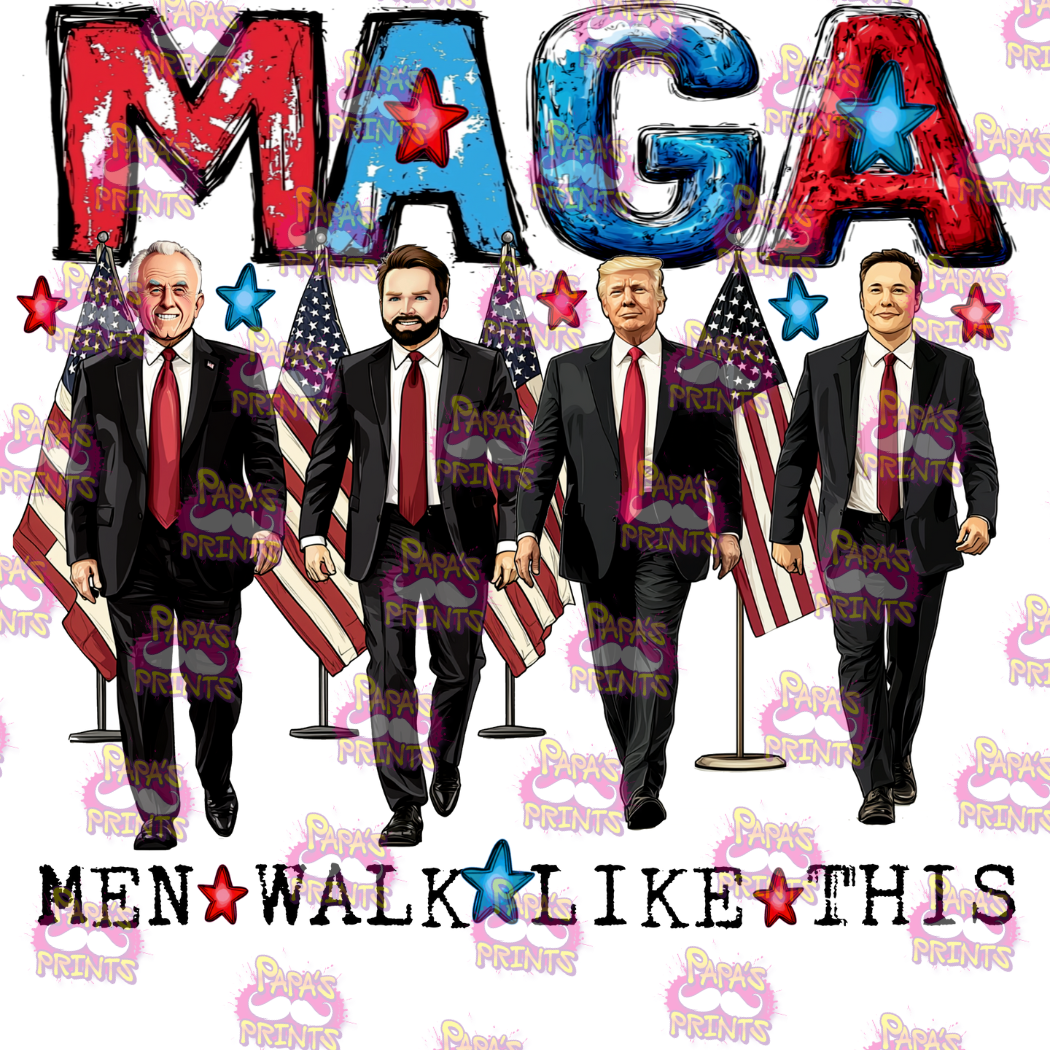 MAGA Walk Like This Decal