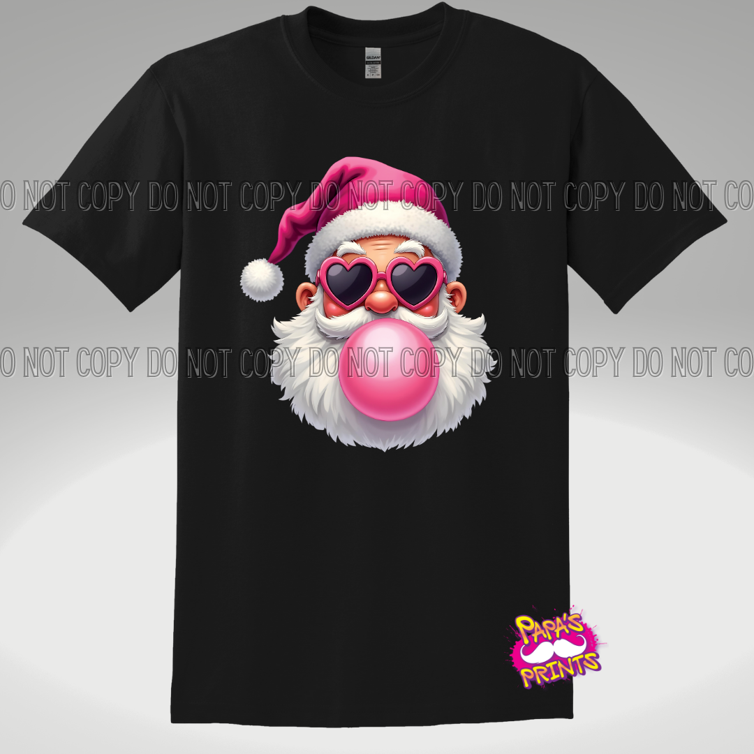 Bubble Gum Santa DTF