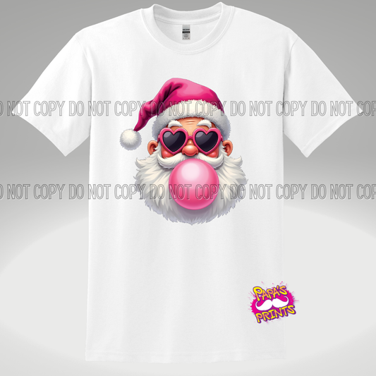 Bubble Gum Santa DTF