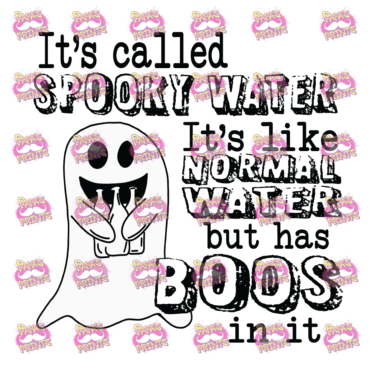 Spooky Water Damn Good Decal