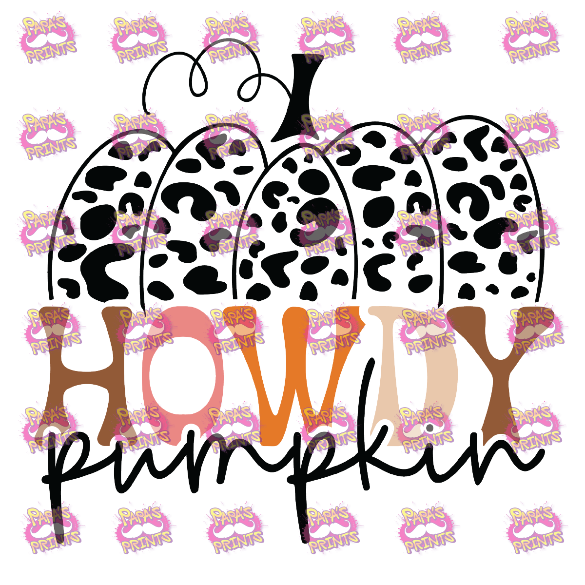 Howdy Pumpkin Damn Good Decal