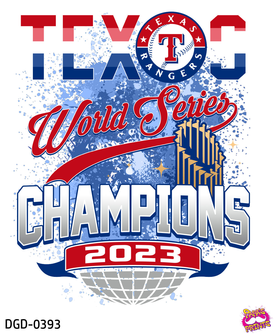 Rangers World Series Champions 2023 Damn Good Decal