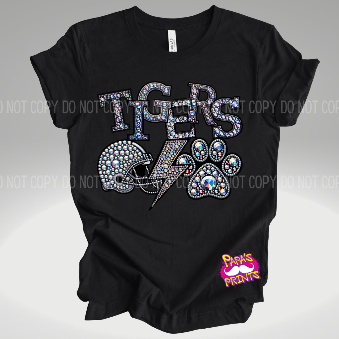 Tigers Bling DTF