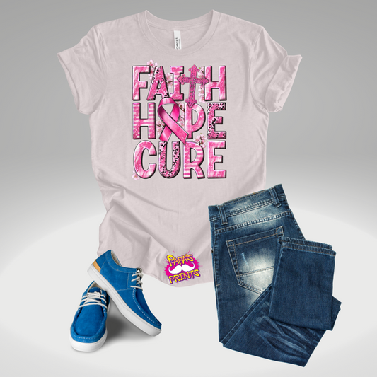 DTF Transfer - Faith Hope Cure