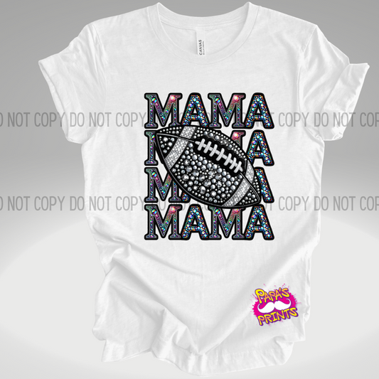 Mama Mama Football Tee