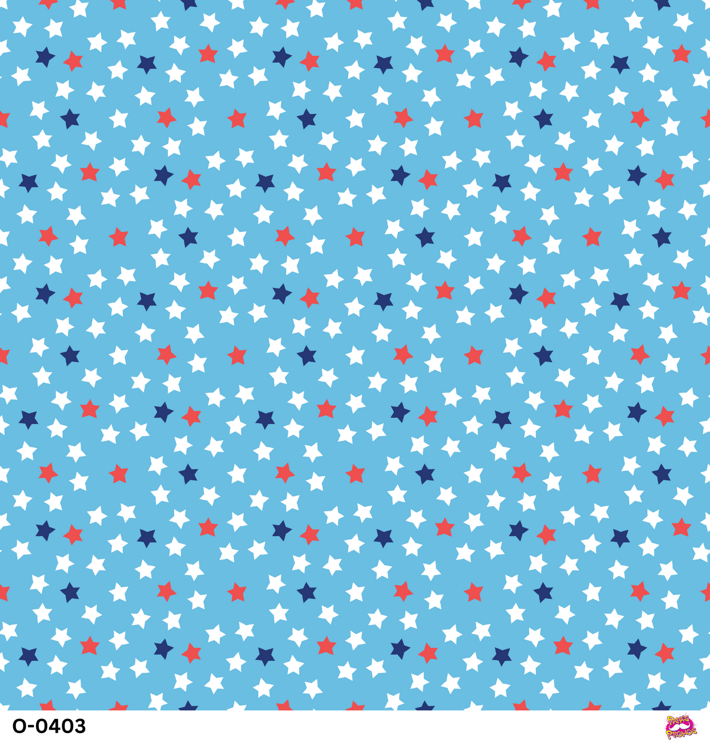 Red, White and Blue Stars Vinyl