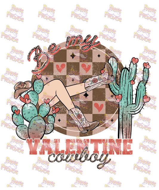 Valentine Cowboy Damn Good Decal